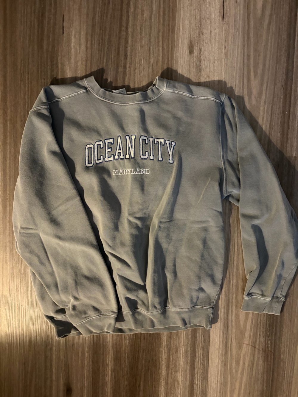 Ocean City Maryland Crewneck Sweatshirt - Gray
